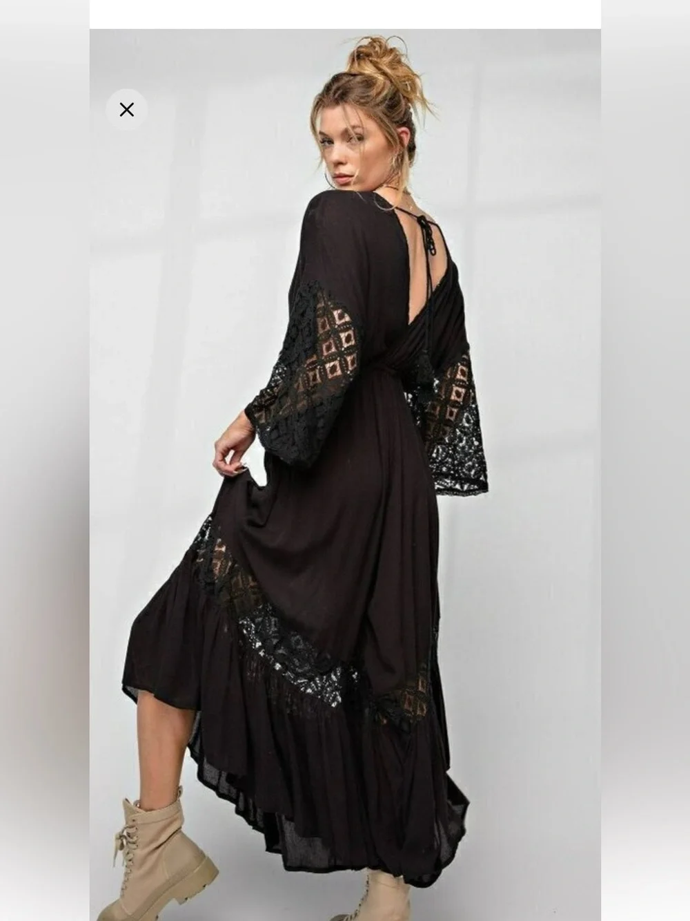 NWT sweet lovely black romper sz 3XL